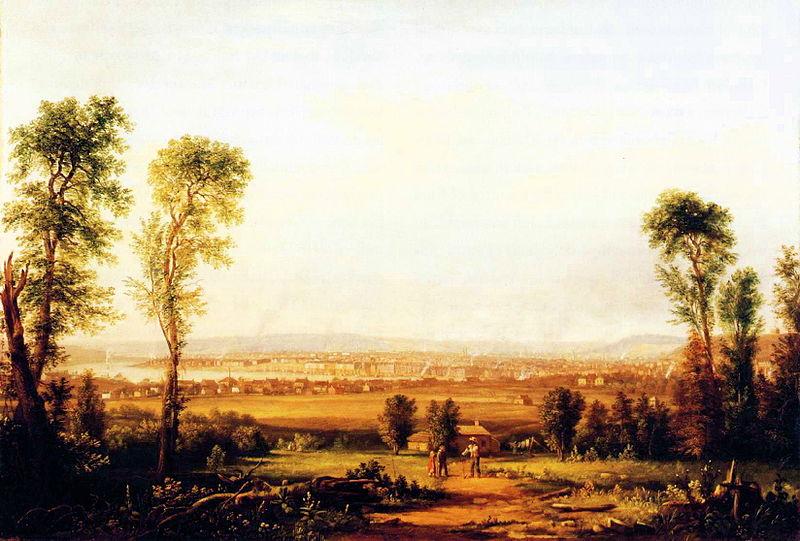 Robert S.Duncanson View of Cincinnati Germany oil painting art